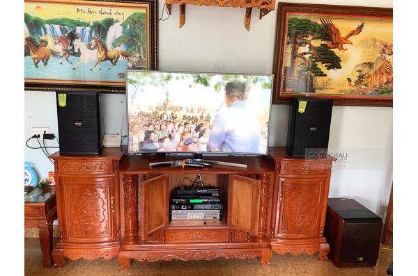 Dàn karaoke gia đình chị Thưởng tại Thanh Hóa (Domus DP6100, SAE TX1200, FX9-MKII, BW604, BCEU900..)