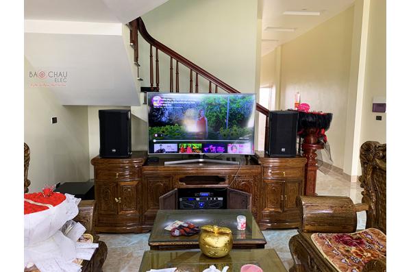 Dàn karaoke gia đình chị Vui tại Hải Dương (RCF CMAX 4110, Xli2500, JBL KX180, SPL120, JBL VM300) 