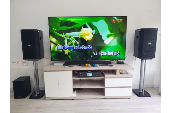Lắp đặt dàn karaoke gia đình anh Huy tại Cần Thơ (BIK BSP 410, BKSound DKA 6500)
