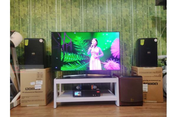  Lắp đặt dàn karaoke gia đình anh Khánh tại TP HCM (Domus DP6100, Lenovo K250, BW 604 8No) 