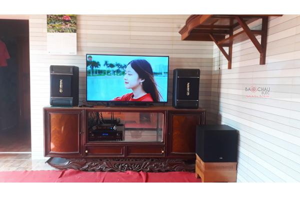 Lắp đặt dàn karaoke gia đình anh Khiên tại Hải Dương (BIK BJ-S768, BIK BJ-A88, NS-SW100, BJ-U100)