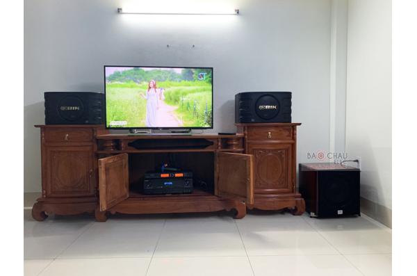 Lắp đặt dàn karaoke gia đình anh Lực tại Sóc Sơn – HN (BIK BJ-S668, BIK BJ-A88, SW512-C, BCE U900)