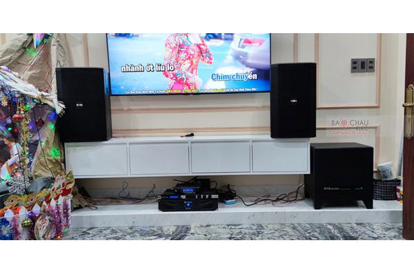 Lắp đặt dàn karaoke gia đình anh Nghị tại TP HCM (BIK BSP 412, Crown Xli2500, KX180, BIK BJ-W30..)