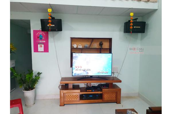 Lắp đặt dàn karaoke gia đình anh Ý tại Đà Nẵng (BIK BQ-S63, BIK BJ-A88, BIK BJ-U100)