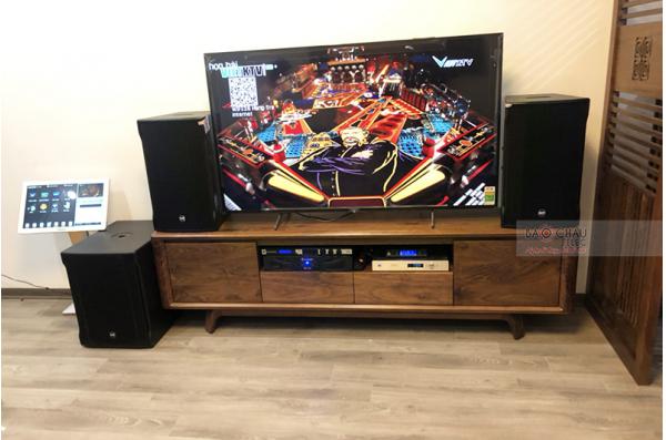 Lắp đặt dàn karaoke gia đình chị Nguyệt tại Hà Nội (RCF CMAX 4112, Crown Xli3500, JBL KX180, JBL VM3