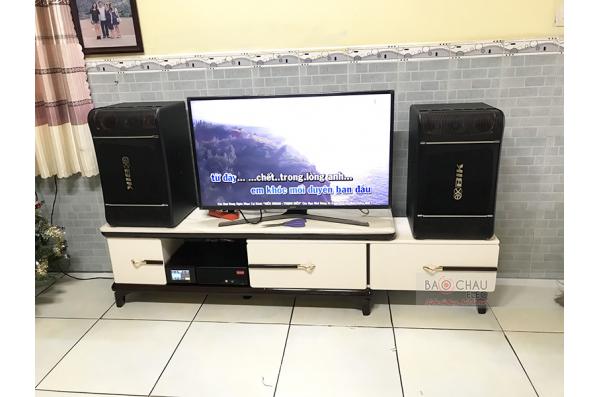 Lắp đặt dàn karaoke gia đình chú Nghĩa tại Đồng Nai (BIK BJ-S968, Lenovo K750)