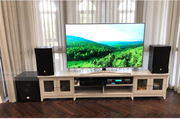 Lắp đặt dàn karaoke gia đình anh Phương tại Hà Nội (RCF EMAX 3110, VM620A, SW612-B, BPR-8500,...)