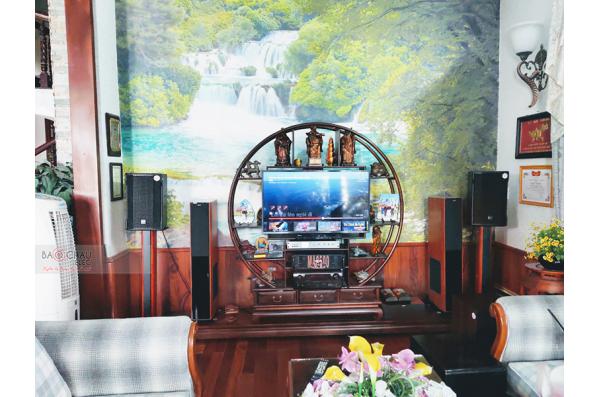 Lắp đặt, nâng cấp dàn karaoke gia đình chị Liên tại TP HCM (RCF CMAX 4110, JBL A120P,...)