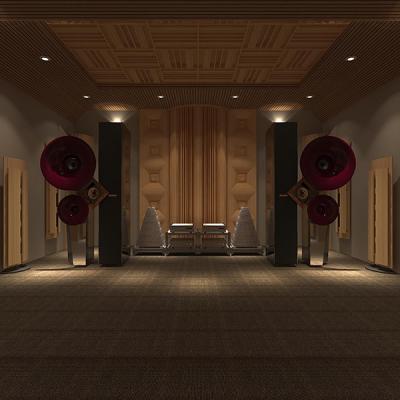 Thiết kế phòng nghe nhạc gia đình 09