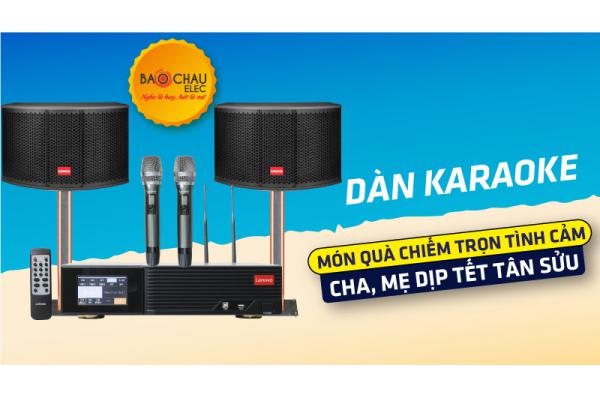 Dàn karaoke - món quà chiếm trọn tình cảm cha, mẹ 