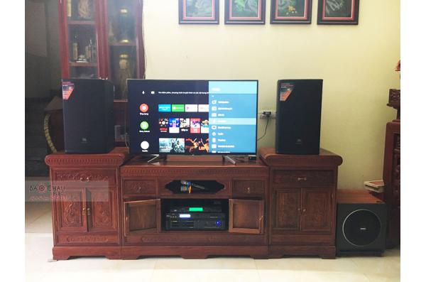 Lắp đặt dàn karaoke gia đình anh Bình tại Bắc Ninh (JBL MTS12, VM620A, BKSound X5 Plus, MK Sub30...)