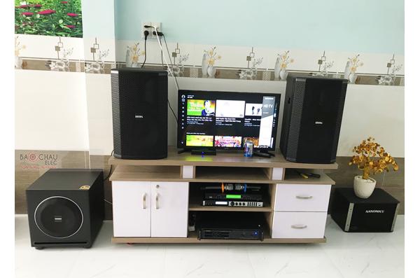 Lắp đặt dàn karaoke gia đình anh Bình tại Đồng Nai (BIK BSP412, VM620A, X6 Luxury, Sub1000, U900)