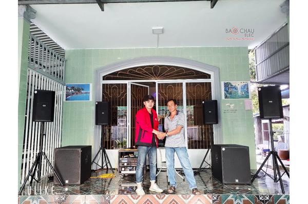 Lắp đặt dàn karaoke gia đình anh Chánh tại Đồng Tháp (BIK BSP 412, VM640A, BPR5500, AAP TD8004...)
