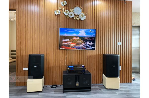 Lắp đặt dàn karaoke gia đình anh Dũng tại Hà Nội (BIK BSP412, BIK VM630A, BPR8500, BIK BJ-W66,...)