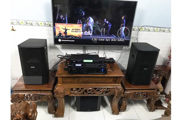 Lắp đặt dàn karaoke gia đình anh Hải tại Đồng Nai (BIK BSP 410, VM620A, DSP9000, Yamaha NS-SW300...)