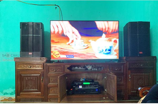 Lắp đặt dàn karaoke gia đình chị Hằng tại Thanh Hóa (Lenovo KS750, VM620A, DSP9000, BCE U900 Plus)