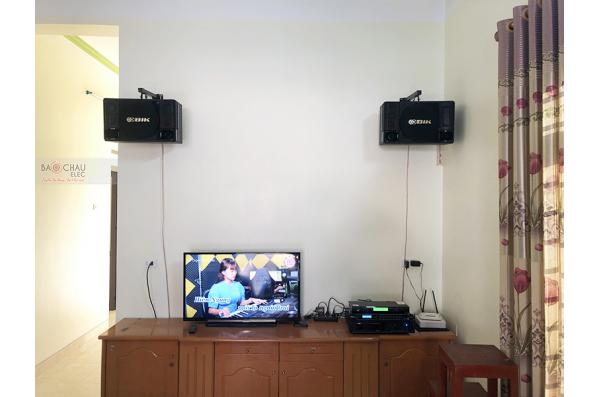 Lắp đặt dàn karaoke gia đình anh Hoan tại Thái Nguyên (BIK BJ-S1010, VM620A, DSP9000, BCE U900)