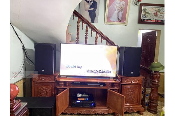 Lắp đặt dàn karaoke gia đình anh Hướng tại Thanh Hóa (RCF EMAX 3112, VM630A, BPR8500, BJ-W66...)