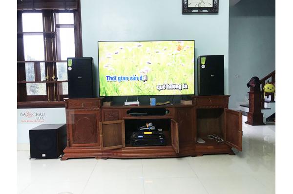 Lắp đặt dàn karaoke gia đình anh Khánh tại Bắc Ninh (Domus DP6120, VM620A, BPR8500, SW512-C, UGX12)