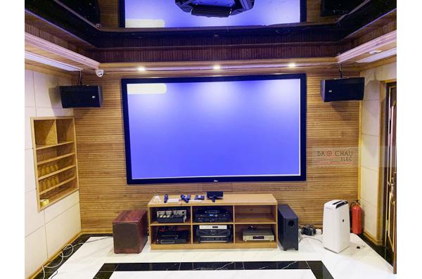 Lắp đặt dàn karaoke gia đình anh Long tại Hà Nội (RCF CMAX 4110, Xli2500, AAP K9600, JBL VM300,...)