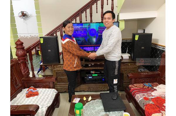 Lắp đặt dàn karaoke gia đình anh Lý tại Thanh Hóa (Domus DP6120, BIK VM620, DSP9000, BCE U900 Plus)