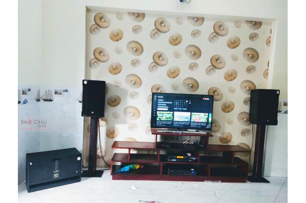 Lắp đặt dàn karaoke gia đình anh Sinh tại Bình Dương (RCF CMAX 4112, VM840A, BPR8500, BJ-W66...)