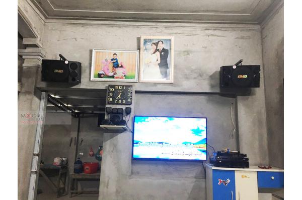 Lắp đặt dàn karaoke gia đình anh Sử tại Bắc Giang (BMB CSE 312SE, VM620A, BPR8500, BJ-U550)