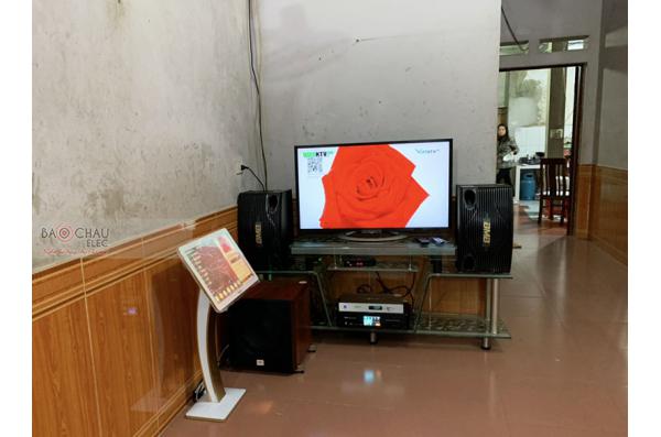 Lắp đặt dàn karaoke gia đình anh Thuận tại Lạng Sơn (BMB CSN 500SE, BKSound DKA 6500, SW512-C...)