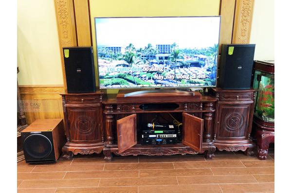 Lắp đặt dàn karaoke gia đình anh Thuyên tại Hưng Yên (Domus DP6120, STD6004, X6 Luxury, Sub2000...)
