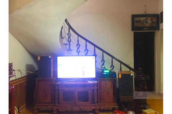 Lắp đặt dàn karaoke gia đình anh Tôn tại Bắc Ninh (Domus DK612, BIK VM620A, BIK BPR-8500, BCE UGX12)