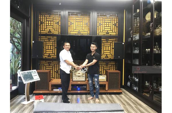 Lắp đặt dàn karaoke gia đình anh Trang tại Phú Yên (RCF CMAX 4112, Xli3500, JBL KX180, A120P,..)