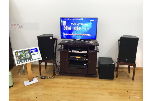 Lắp đặt dàn karaoke gia đình anh Triều tại Bình Dương (RCF EMAX 3112, VM620A, KX180, R120SW...)