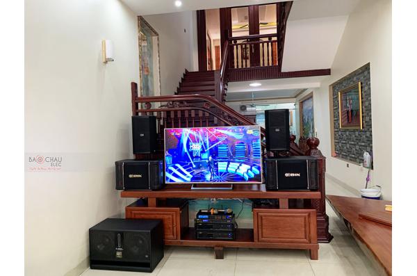 Lắp đặt dàn karaoke gia đình anh Trọng tại Hưng Yên (BIK BSP410, BIK BJ-S968, VM640A, BPR-8500...)