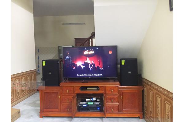 Lắp đặt dàn karaoke gia đình anh Tú tại Bắc Ninh (Domus DP6120, BIK VM620A, DSP9000, BCE U900 Plus)