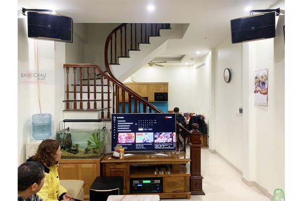 Lắp đặt dàn karaoke gia đình anh Tuấn tại Hà Nội (JBL Pasion 12, VM620A, BPR8500, Pasion12SP, UGX12)