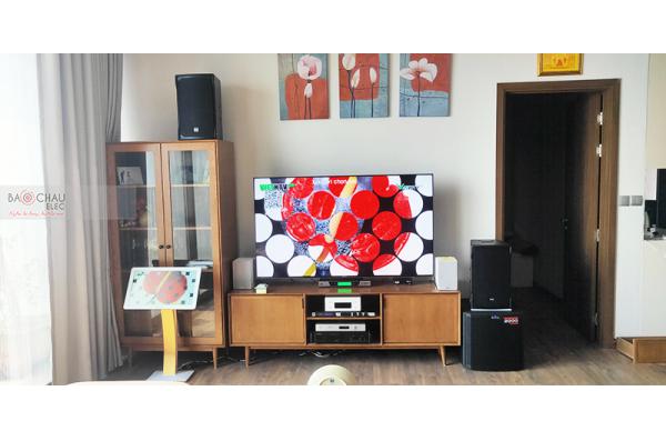 Lắp đặt dàn karaoke gia đình anh Tuấn tại Quảng Ninh (RCF EMAX 3110, VM620A, KX180, TS312Sub,...)