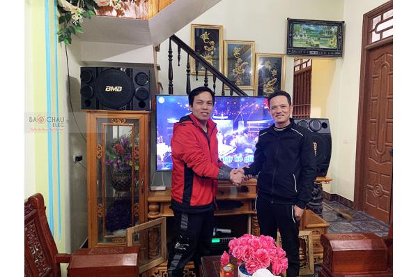 Lắp đặt dàn karaoke gia đình anh Vũ tại Thanh Hóa (BMB CSE312SE, VM620A, DSP9000, BCE U900)