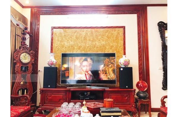 Lắp đặt dàn karaoke gia đình chị Mai tại Bắc Ninh (Alto AT1000, BKSound DKA 6500) 