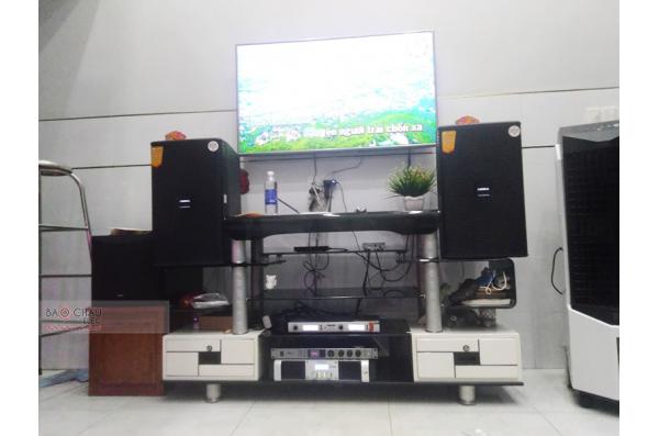 Lắp đặt dàn karaoke gia đình chị My tại TP HCM (Domus DK612S, Famousound 7208, BKSound KX6)