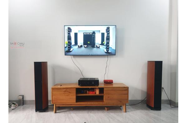 Lắp đặt dàn nghe nhạc cho anh Tuấn tại Đà Nẵng (Jamo D590, Denon PMA 1600NE)