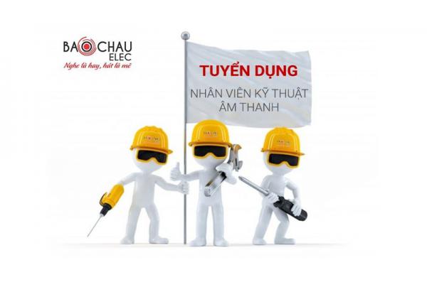 Tuyển dụng: Kỹ thuật âm thanh Phòng hát, Hội Trường Thu nhập từ 10 triệu