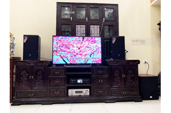 Lắp đặt dàn karaoke gia đình anh Cường tại Hà Nội (JBL MTS12, BKSound DKA6500, SW612-C) 