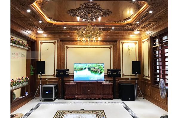 Lắp đặt dàn karaoke gia đình anh Đạo tại Bắc Ninh (RCF CMAX 4112, BMB900SE, VM840A, VM820A, K9800..)