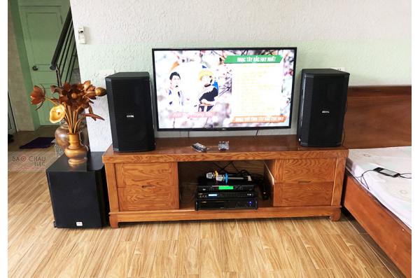 Lắp đặt dàn karaoke gia đình anh Duân tại Hưng Yên (BIK BSP 410, VM620A, BPR8500, SW612-B...)