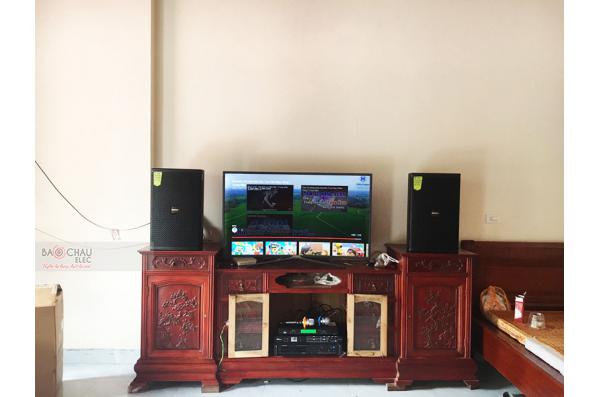 Lắp đặt dàn karaoke gia đình anh Mạnh tại Bắc Giang (Domus DP6120, VM620A, DSP9000, U900 Plus X)