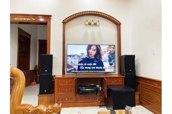 Lắp đặt dàn karaoke gia đình anh Phước tại Đồng Nai (RCF EMAX 3110, VM640A, BPR8500, SPL150,...) 