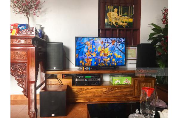Lắp đặt dàn karaoke gia đình anh Thiểm tại Bắc Giang (Alto AT1000, VM420A, BKSound KX6, SW312C...)