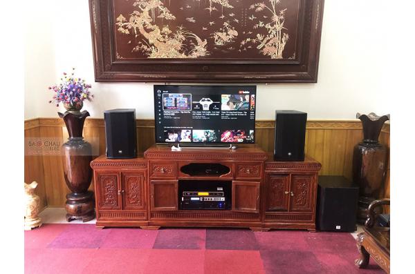 Lắp đặt dàn karaoke gia đình anh Tuấn tại Thái Bình (RCF CMAX 4110, VM620A, X6 Luxury, SW612-B,...)