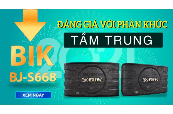 Loa karaoke BIK BJ-S668 thị trường âm thanh Nhật Bản