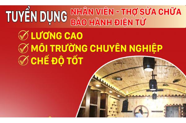 Tuyển dụng: Nhân viên Bảo Hành thu nhập từ 8-11 triệu đồng